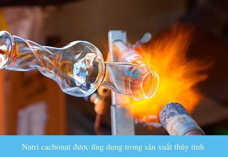 na2co3 được ứng dụng trong sản xuất thủy tinh