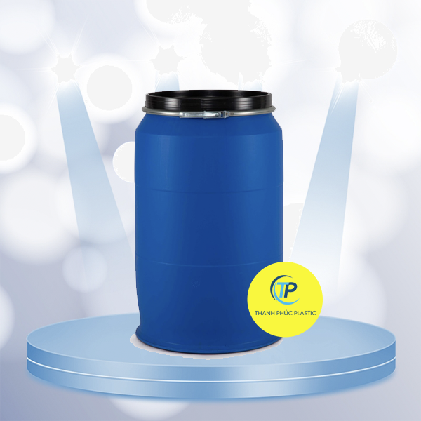 220l-dai-kieng Thùng phuy nhựa 220L nắp đai kiềng - Nhựa Thanh Phúc