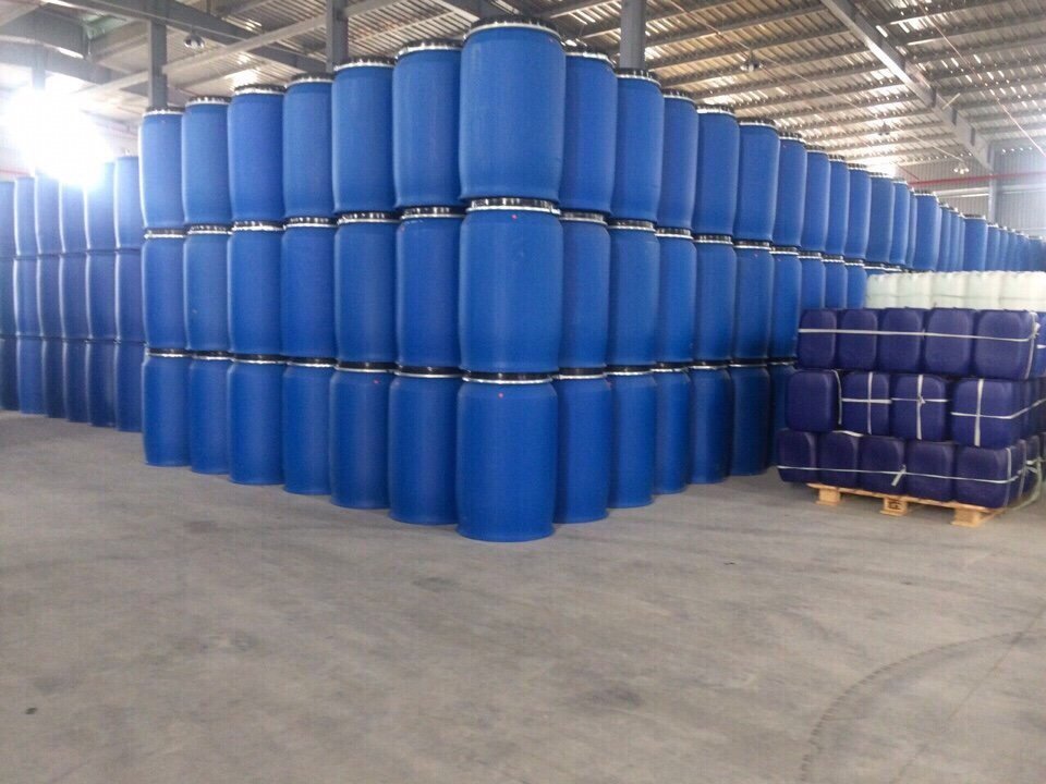 Kho thùng phuy xanh - Nhựa Thanh Phúc