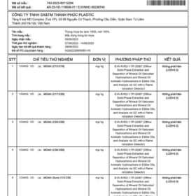Nhựa Thanh Phúc nhận được chứng nhận IBC Tank 1000L an toàn thực tế