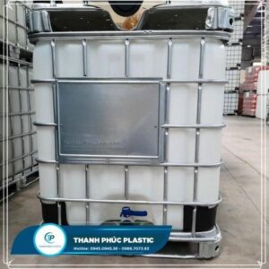 Tank nhựa 1000 lít cũ - thùng nhựa 1000l cũ đã qua sử dụng - Thanh Phúc Plastic