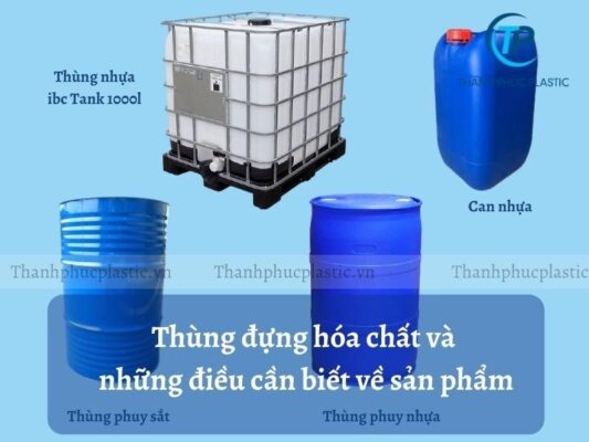 Thùng nhựa đựng hóa chất | Địa chỉ mua thùng nhựa cũ - mới uy tín - Thanh Phúc Plastic