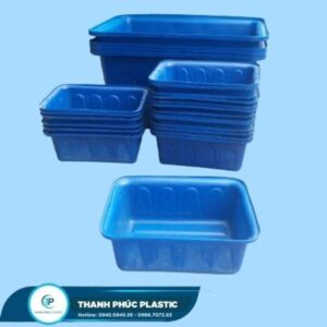 Thùng nhựa chữ nhật dung tích lớn giá rẻ, uy tín số #1 - Thanh Phúc Plastic