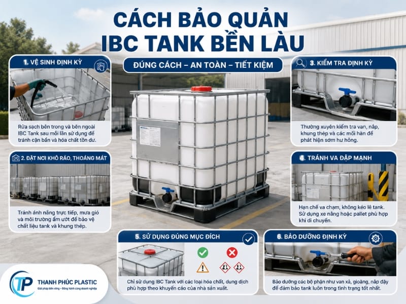Cách bảo quản IBC Tank bền lâu Cách bảo quản IBC Tank bền lâu