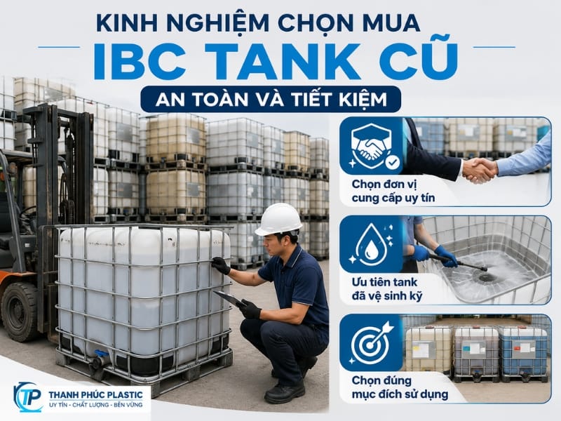 Kinh nghiệm chọn mua IBC Tank cũ an toàn và tiết kiệm Kinh nghiệm chọn mua IBC Tank cũ an toàn và tiết kiệm