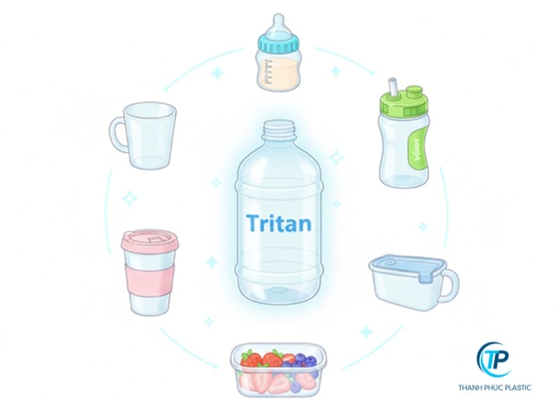 Ứng dụng của nhựa Tritan trong đời sống Ứng dụng của nhựa Tritan trong đời sống