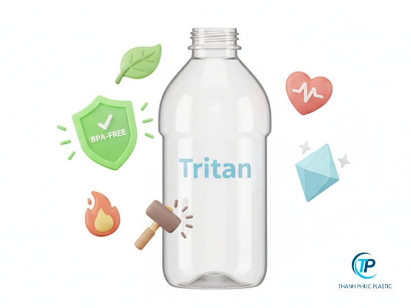 Ưu điểm nổi bật của nhựa Tritan Ưu điểm nổi bật của nhựa Tritan