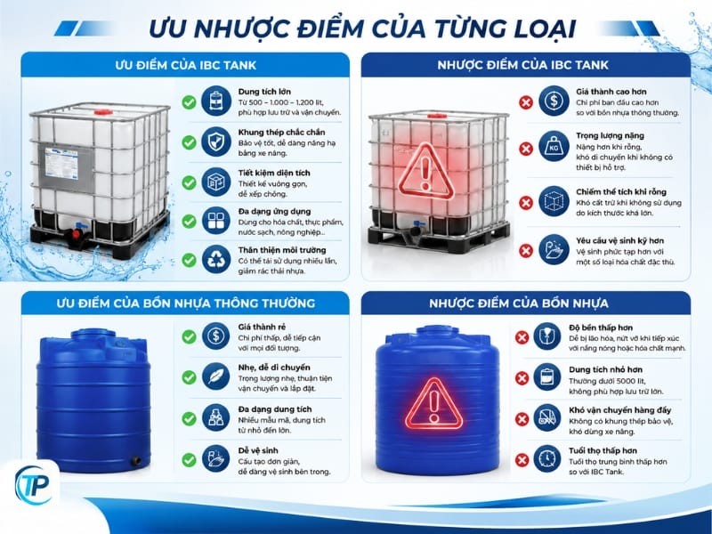 Ưu nhược điểm của từng loại Ưu nhược điểm của từng loại